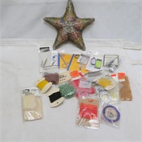 Fly Fishing Tools & Painted Starfish - Vintage