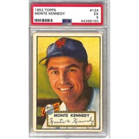 1952 Topps Monte Kennedy Psa 5