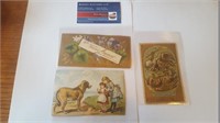 Lot of 3 1890s Ads Cards