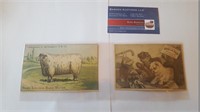 Lot of 2 1890s Card Ads Neat item!
