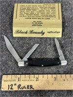 NEW / OLD "BLACK BEAUTY" CAMCO USA POCKET KNIFE