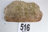 Stone Garden Sign (U242A)