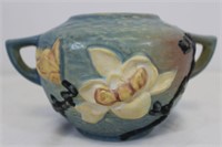 Vintage Roseville Blue Magnolia Vase
