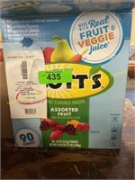 Mott’s assorted fruit flavored snack bags