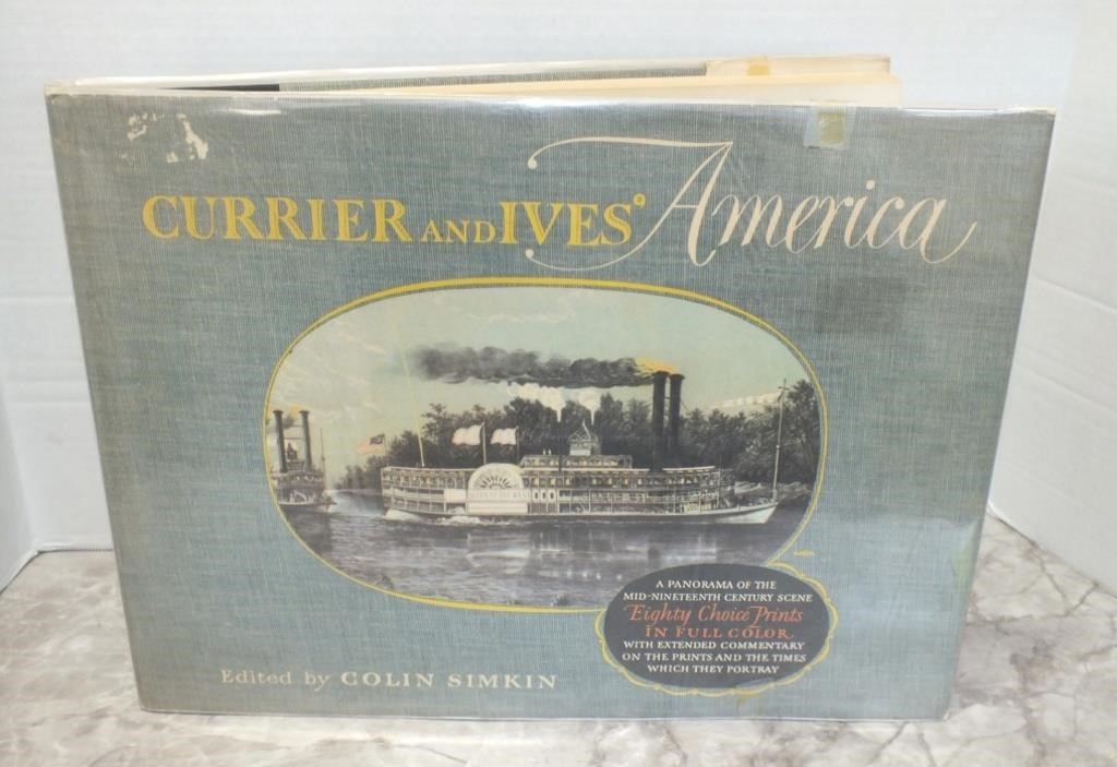 CURRIER AND IVES COFFEE TABLE BOOK