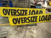 (2) Oversize Load Signs