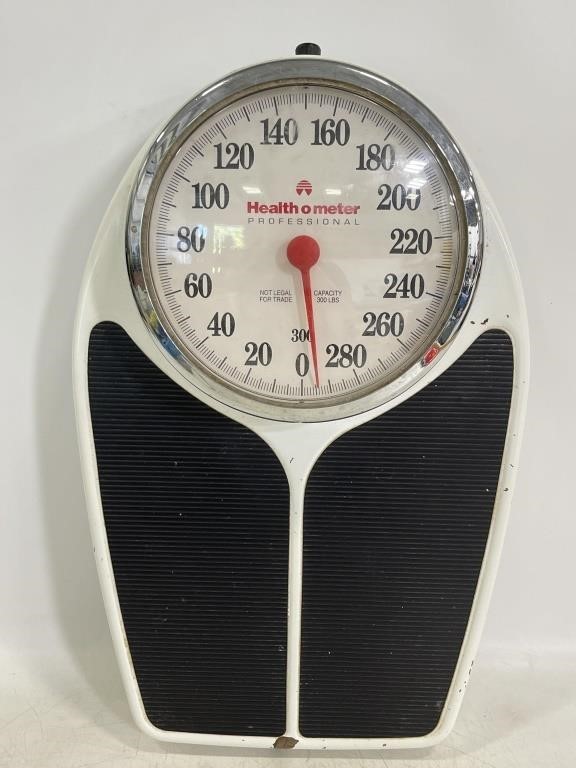 Sold at Auction: VINTAGE HEALTH O METER SCALE
