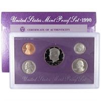 1991  United States Mint Proof Set 5 coins