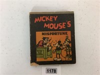 1934 MICKEY MOUSE'S "MISFORTUNE"