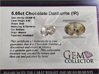 5.65ct Chocolate Danburite (IR)