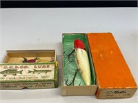 2 VINTAGE FISHING LURES IN BOXES