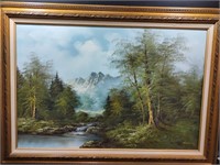 Hanrey Original Oil on Canvas, Signed