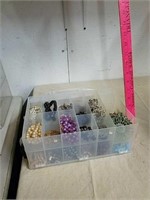 Large group of Jewelry in storage box