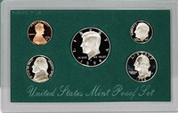 1998 United States Mint Proof Set 5 coins No Outer