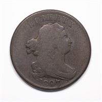 1807 Draped Bust Half Cent VF