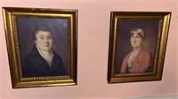 Vintage Pair of Ancestor Prints