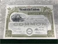 Franklin meant the Western Union telegraph