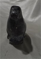 Inuit Soapstone Carving - Signed in Syllabics