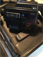 GE video camera & case