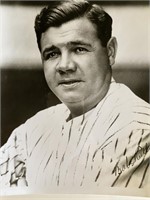 Babe Ruth facsimile signed photo