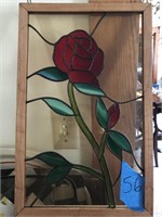 Rose window hanging