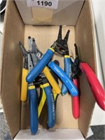 Various wire strippers