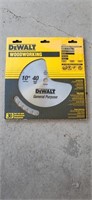 Dewalt 10" saw blade unopened