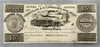 Champlain & St. Lawrence Railroad uncirculated