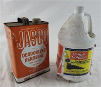 Cleaning supplies including deodorized kerosene,