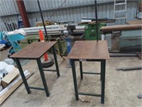 2 Welding Tables/Stations 610x780x930mm Each