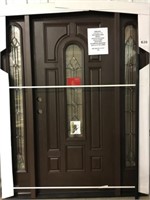 R.H. Bullet Style Glass Entry Door