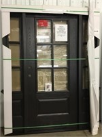 R.H. 6 Lite Clear Glass Entry Door