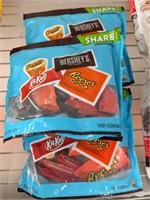 ASSORTED SNACK SIZE CHOC 3 BAGS