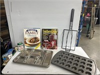 Cook books and cooking items