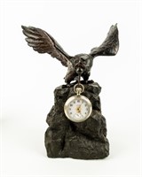 Bronze Eagle Pocket Watch Hanger / Holder