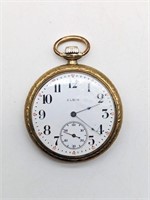 Elgin Gold Filled Pocket Watch Working