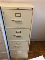 4 drawer metal HON  vertical filing cabinet