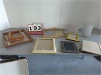 Luggage Piece with Assortment of Picture Frames