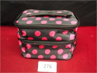 New Make Up /Travel Bag Black with Pink