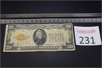1928 $20 Gold Certificate