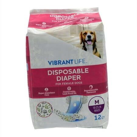 23ct Vibrant Life Disposable Diapers for Female Do