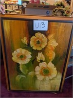 Large flower painting