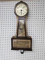 Vintage Seth Thomas Banjo Model Wall Clock