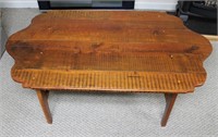 Vintage Scalloped Coffee Table