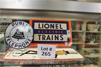 (3) Enamel Metal Signs: