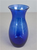German Blue Glass Vase