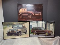 1987 Jeep Framed Advertising Photos from
