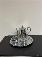 Vintage Danny Wilson Chrome tea set