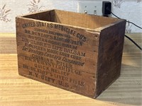 Antique medicine crate