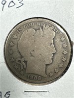 1903 Silver Barber Half-Dollar